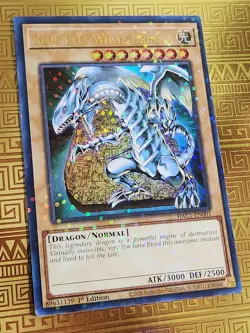 Blue-Eyes White Dragon HAC1-EN001 1st Edition Duel Terminal Parallel NM Yu-Gi-Oh - Image 1