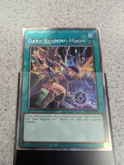 Yu-Gi-Oh! TCG Dark Burning Magic RA04-EN246 Platinum Rare TEXT SHIFT MISPRINT - Image 2