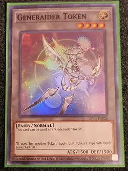 Yugioh! VLP Generaider Token - OP13-EN026 - Super Rare - Unlimited Edition Light - Image 1