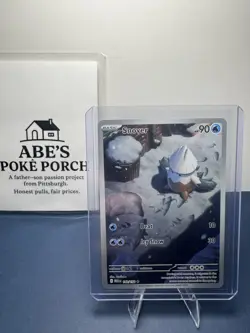 Pokemon TCG Snover 140/132 Mega Evolution Illustration Rare Card NM Condition - Image 1