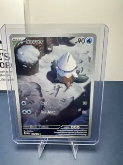 Pokemon TCG Snover 140/132 Mega Evolution Illustration Rare Card NM Condition - Image 2