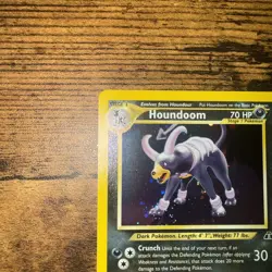 Pokemon Neo Discovery Houndoom 4/75 Holo Card-NM & GREAT CENTERING! WOTC! - Image 5