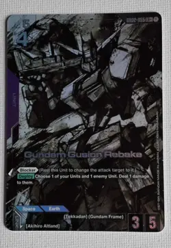 Gundam Card Game - Gundam Gusion Rebake LR+ GD02-055 - Image 1