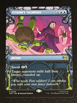 MTG Teenage Mutant Ninja Turtles Kitsune's Technique Showcase 0229 NM Rare - Image 1