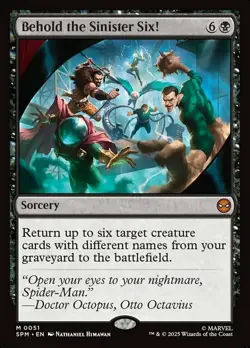 MTG Behold the Sinister Six!, NM-Mint, English Marvel's Spider-Man - Image 1