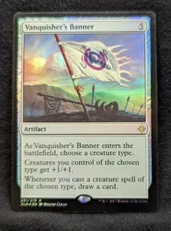 Magic The Gathering MTG Vanquisher's Banner Ixalan 251/279 Foil Rare - Image 1