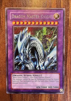 Dragon Master Knight RP02-EN097 Retro Pack 2 SECRET FOIL BLEED Yugioh Near Mint - Image 1