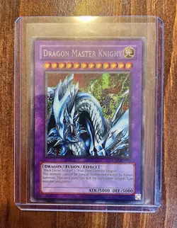 Dragon Master Knight RP02-EN097 Retro Pack 2 SECRET FOIL BLEED Yugioh Near Mint - Image 3