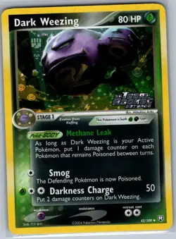 Dark Weezing 42/109 Reverse Holo Team Rocket Returns - Pokemon Card - NM - Image 1