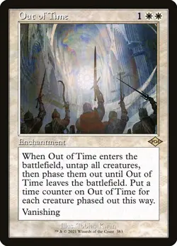 Out of Time x1 1x ETCHED FOIL Retro Modern Horizons 2 NM MTG - Image 1