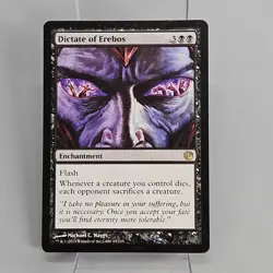 MTG Magic the Gathering Card 65/165 Dictate of Erebos Journey into Nyx LP - Image 1