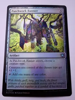 Patchwork Banner Bloomburrow Foil - Image 1