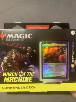 Magic: The Gathering March of the Machine Commander Deck Growing Threat Sealed - Image 1