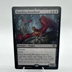 MTG Hoarding Broodlord March of the Machine Dragon Magic NM - Image 1