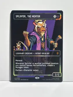 Splinter, the Mentor (0089) (Borderless) (Surge Foil) Commander: TMNT - Image 1
