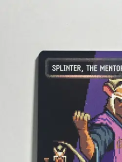 Splinter, the Mentor (0089) (Borderless) (Surge Foil) Commander: TMNT - Image 2