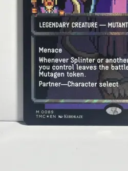 Splinter, the Mentor (0089) (Borderless) (Surge Foil) Commander: TMNT - Image 4