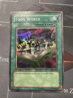 Toon World MRL-076 (V1) Magic Ruler 1st Edition Super Rare MP Yugioh - Image 1