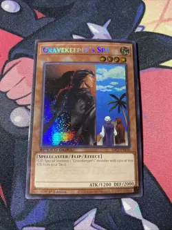 Gravekeeper's Spy (PSR) SBC2-ENF10 Speed Duel: Battle City Finals 1st Edition - Image 1