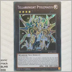 Tellarknight Ptolemaeus - BLMR-EN083 - Secret Rare 1st Edition Yugioh - Image 1