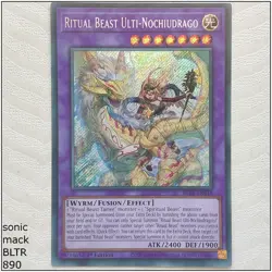 Ritual Beast Ulti-Nochiudrago - BLTR-EN018 -Secret Rare 1st Edition Yugioh - Image 1