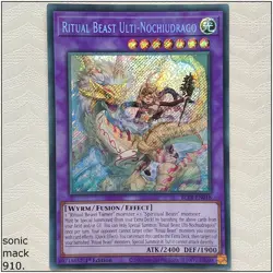 Ritual Beast Ulti-Nochiudrago - BLTR-EN018 -Secret Rare 1st Edition Yugioh - Image 1