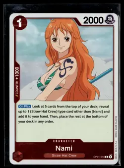 One Piece TCG Romance Dawn #OP01-016 Nami - Image 1