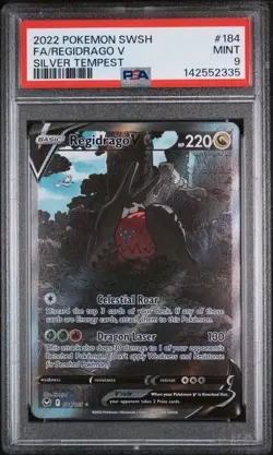 PSA 9 Mint Regidrago V (Alternate Full Art) 184/195 Pokemon Card - Image 1