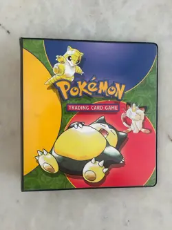 Snorlax Pokemon TCG Card Folder 1999 Wizards Of The Coast WOTC 3-Ring Binder - Image 1