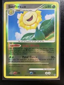Pokemon Secret Wonders Sunflora Reverse Holo Card 38/132 - Image 1