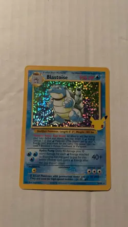 Pokemon Blastoise Holo Celebrations: Classic Collection 2/102 100 HP Card - Image 1