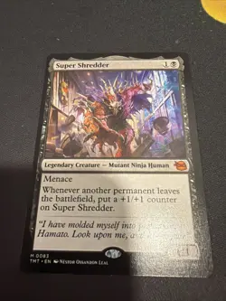 Super Shredder Teenage Mutant Ninja Turtles Magic The Gathering MTG TMNT 0083 M - Image 1