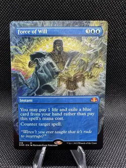 Force of Will (Borderless) Dominaria Remastered Regular - Image 1