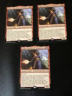 Nehab Dreadhorde Champion X3 War Of The Spark Ex+/NM Condition See Pics - Image 1