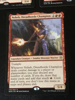 Nehab Dreadhorde Champion X3 War Of The Spark Ex+/NM Condition See Pics - Image 2