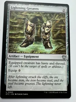 Lightning Greaves Commander: Outlaws of Thunder Junction Regular #0260 - Image 1