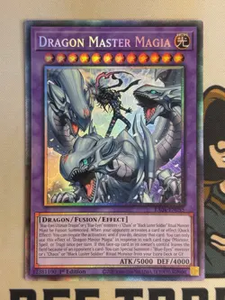 Dragon Master Magia RA04-EN055 Collector’s Rare 1st Edition YuGiOh! EU - Image 3
