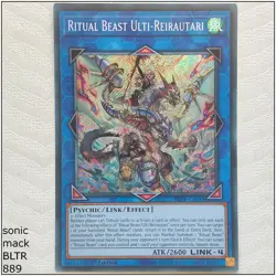 Ritual Beast Ulti-Reirautari - BLTR-EN019 -Secret Rare 1st Edition Yugioh - Image 1