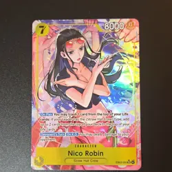 Bandai Nico Robin EB03-055 Super Rare Holo Heroines Edition One Piece Near Mint - Image 1