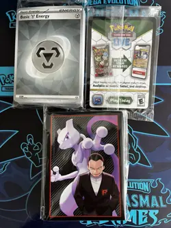 Destined Rivals ETB Accessories Elite Trainer Box Accessory Mewtwo Card Sleeves - Image 1