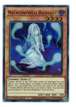 Yu-Gi-Oh Card: Necroworld Banshee GFP2-EN114 Ultra Rare 1st Edition! NM - Image 1