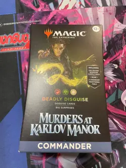 MTG - MURDERS AT KARLOV MANOR DEADLY DISGUISE COMMANDER DECK SEALED - Image 1
