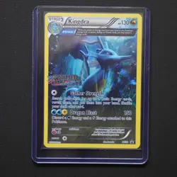 NM Kingdra XY39 Primal Clash Pre Release Stamped Black Star Promo Pokemon Card - Image 1