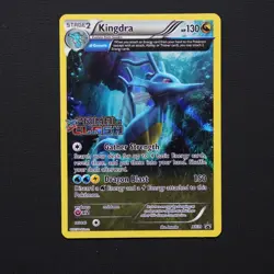 NM Kingdra XY39 Primal Clash Pre Release Stamped Black Star Promo Pokemon Card - Image 4