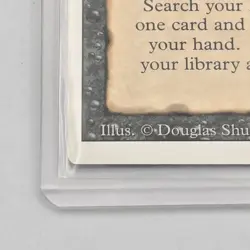 Magic the Gathering Demonic Tutor Revised Edition Regular NM - Image 2