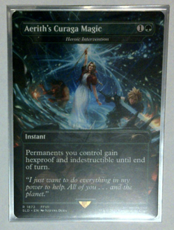 Mtg - Aerith's Curaga Magic *Heroic Intervention* - Image 1