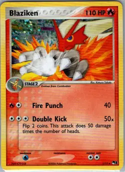 Blaziken 001/017 Holo POP Series 1 - Pokemon Card - NM - Image 1