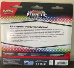 Pokemon Tech Sticker Collection Box Scarlet & Violet Prismatic Evolutions Glace… - Image 3