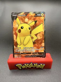 Pokemon TCG Pikachu V (Full Art) 157/172 Swsh09: Brilliant Stars Holo NM/M - Image 1