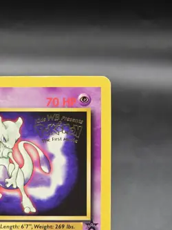Pokemon TCG Mewtwo 3 WOTC Promo Card, Stamped Movie Promo - Image 3